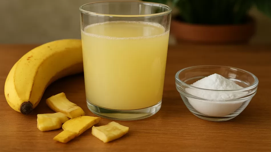 Bananenschalen mit Backpulver: Warum wird diese Mischung empfohlen und wofür wird sie verwendet?