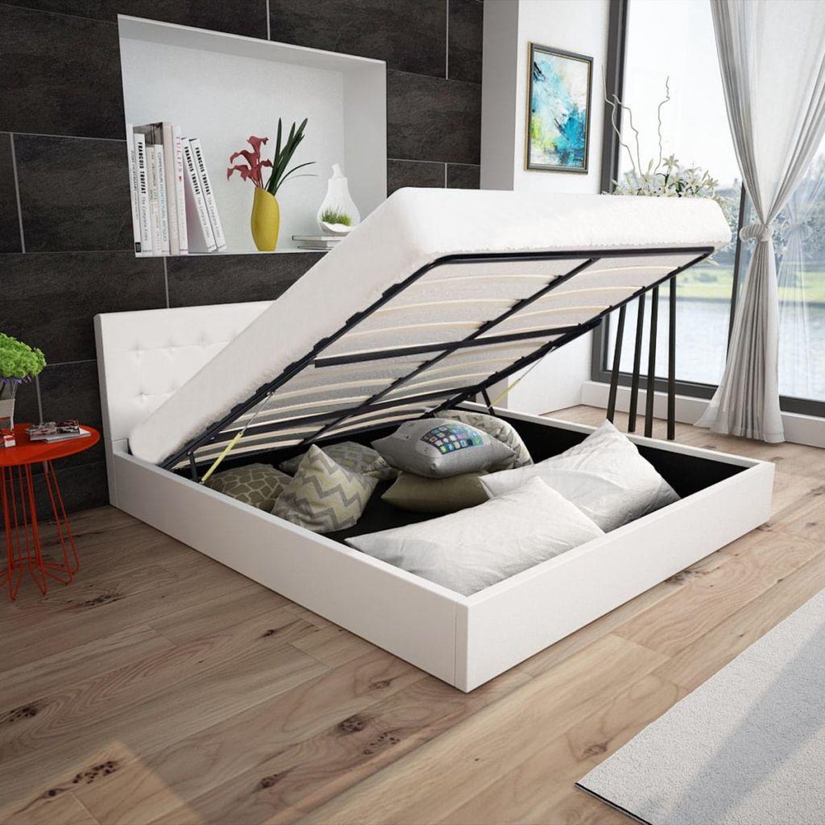 Auf Wiedersehen, traditionelle Bettgestelle: Ein Trend, der Platz spart und Ihr Schlafzimmer modernisiert