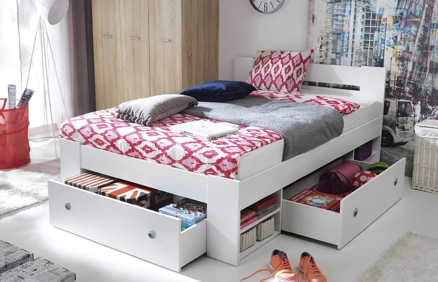 Auf Wiedersehen, traditionelle Bettgestelle: Ein Trend, der Platz spart und Ihr Schlafzimmer modernisiert