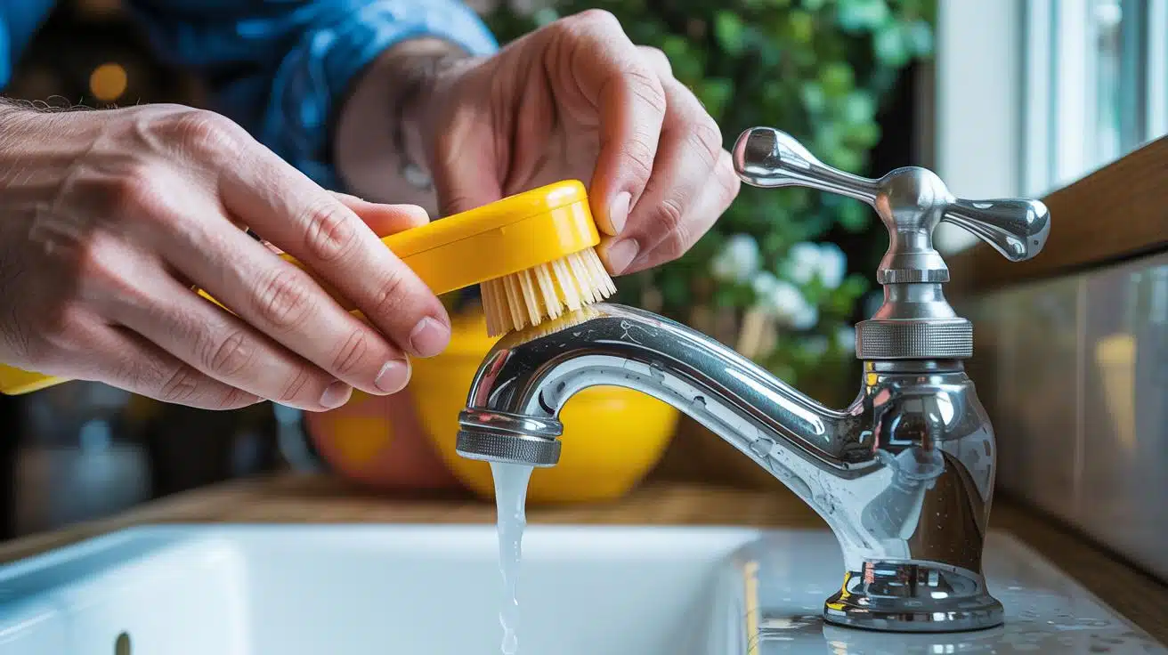 Weder Essig noch Zitrone: Ein einfacher Trick der Profis, um Kalkablagerungen von Wasserhähnen sofort zu entfernen